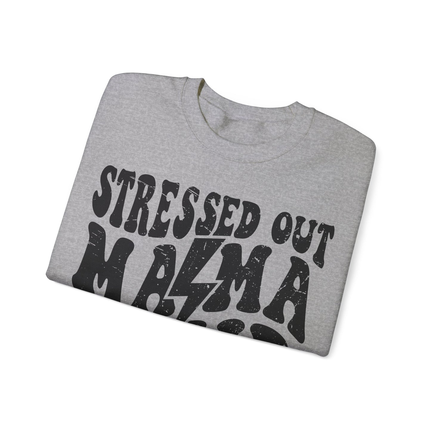 Stressed Out Mama Club Crewneck Sweatshirt