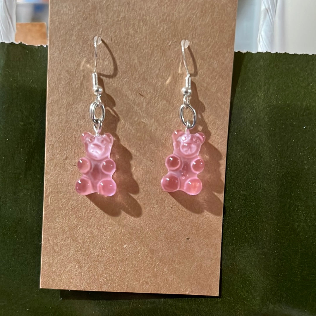 Gummy Bear Sterling Silver Earrings