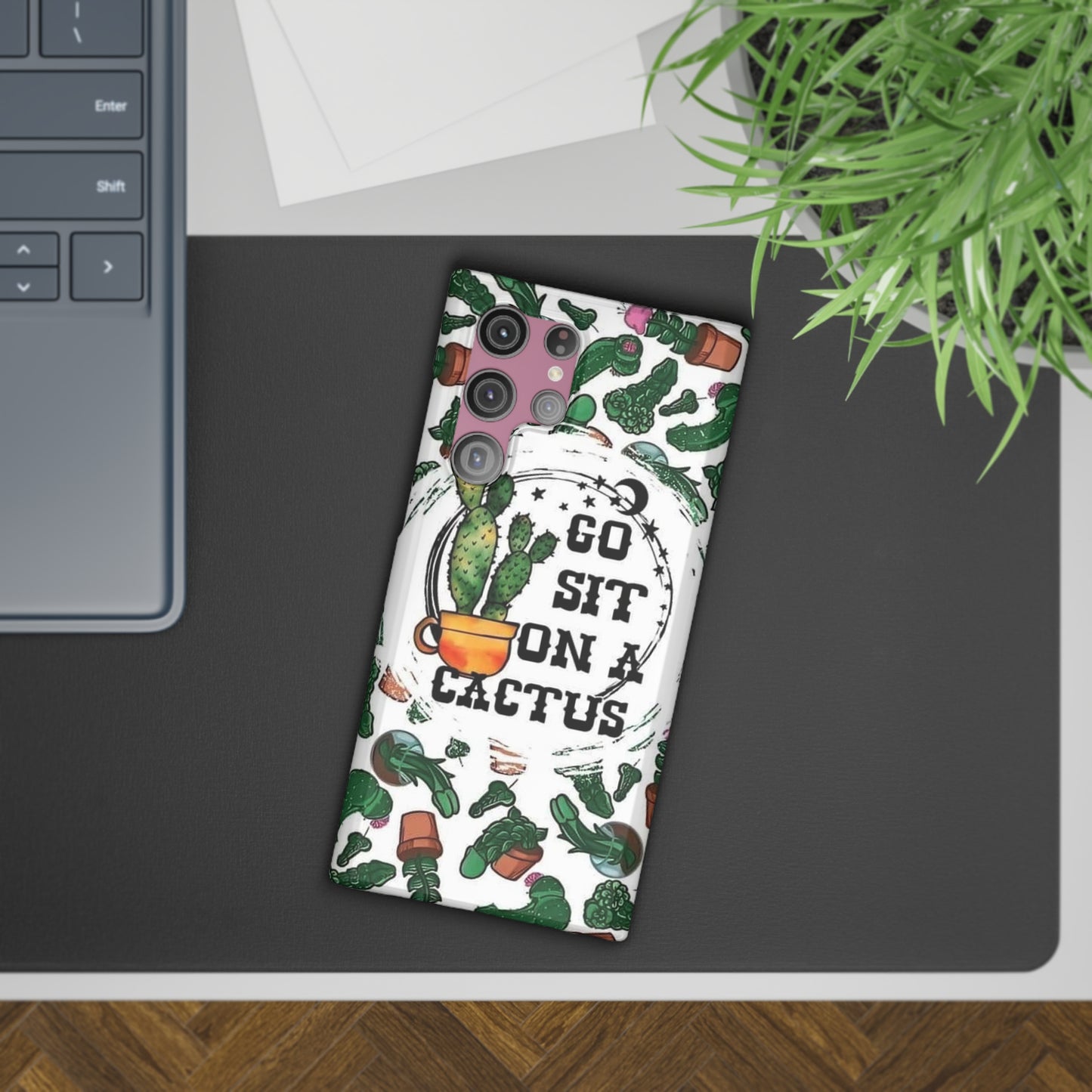 Go Sit on a Cactus Slim Phone Case - Samsung