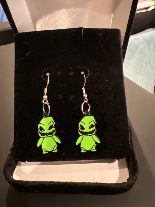 Boogeyman Sterling Silver Dangle Earrings