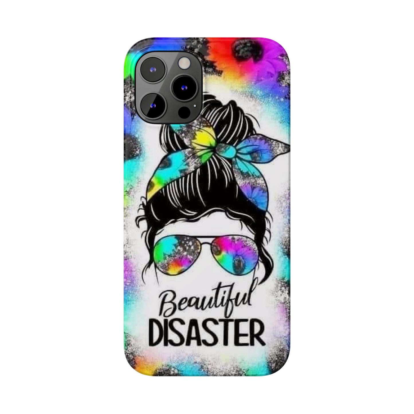 Beautiful Disaster Slim Phone Cases