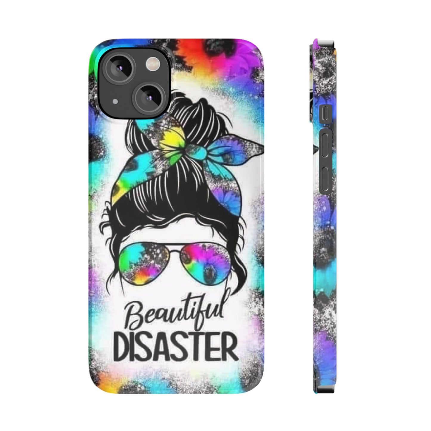 Beautiful Disaster Slim Phone Cases