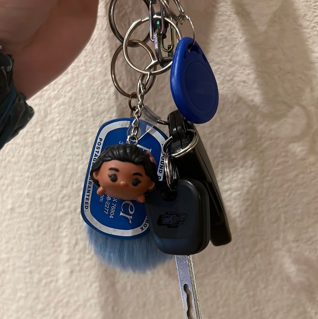 Recycled Toy Keychains/Backpack Pull