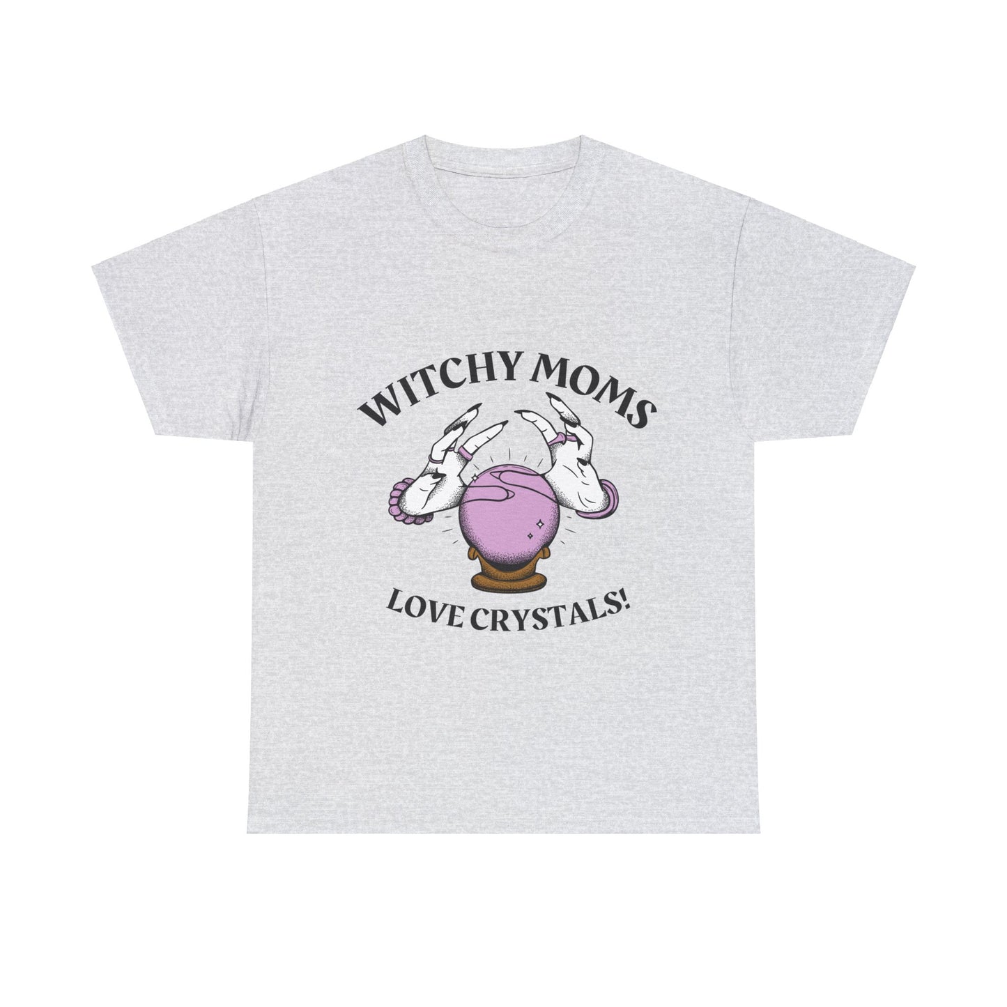 Witchy Moms Love Crystals T-shirt