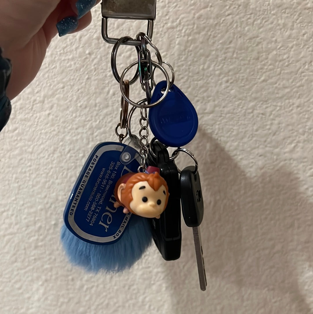 Recycled Toy Keychains/Backpack Pull