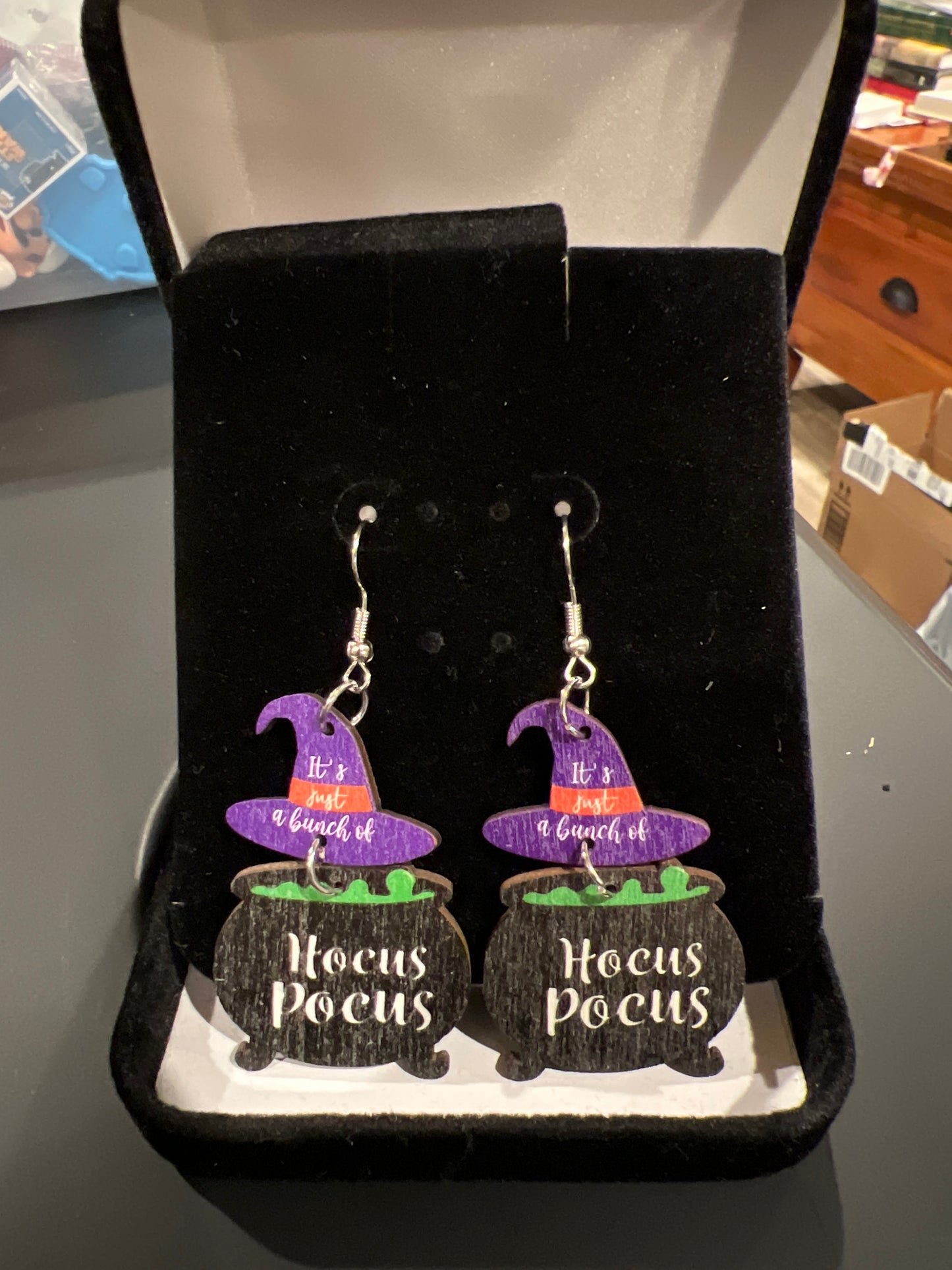 It’s Just a Bunch of Hocus Pocus Sterling Silver Dangle Earrings