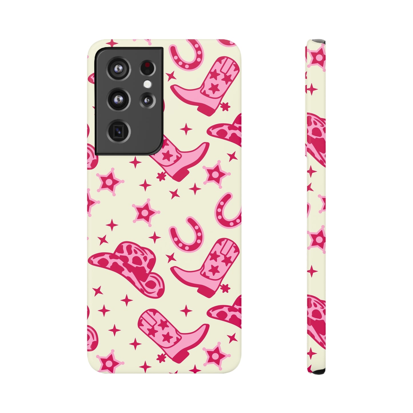 Pink Country Girl Slim Phone Case - Samsung