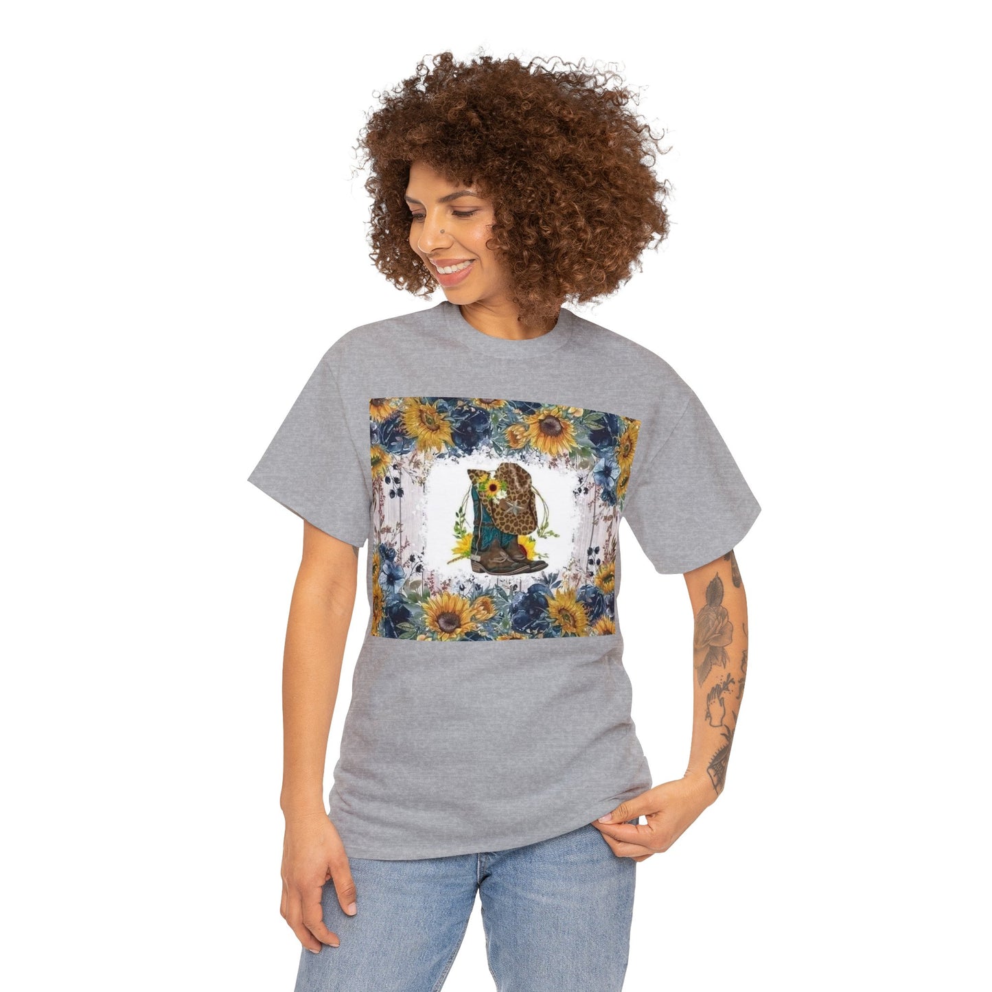 Sunflowers and Cowboy Boots T-Shirt