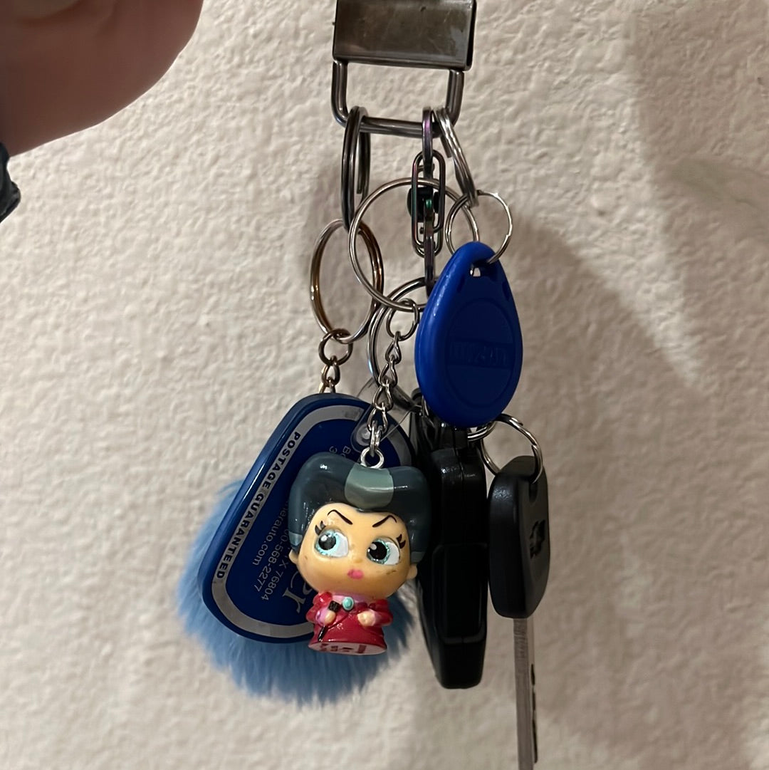 Recycled Toy Keychains/Backpack Pull