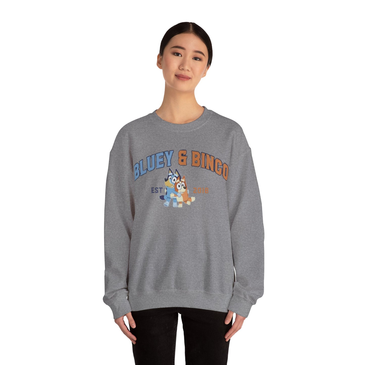 Bluey & Bingo Crewneck Sweatshirt