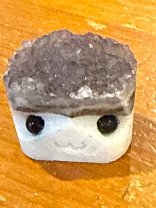 Amethyst Geode Hedgehog