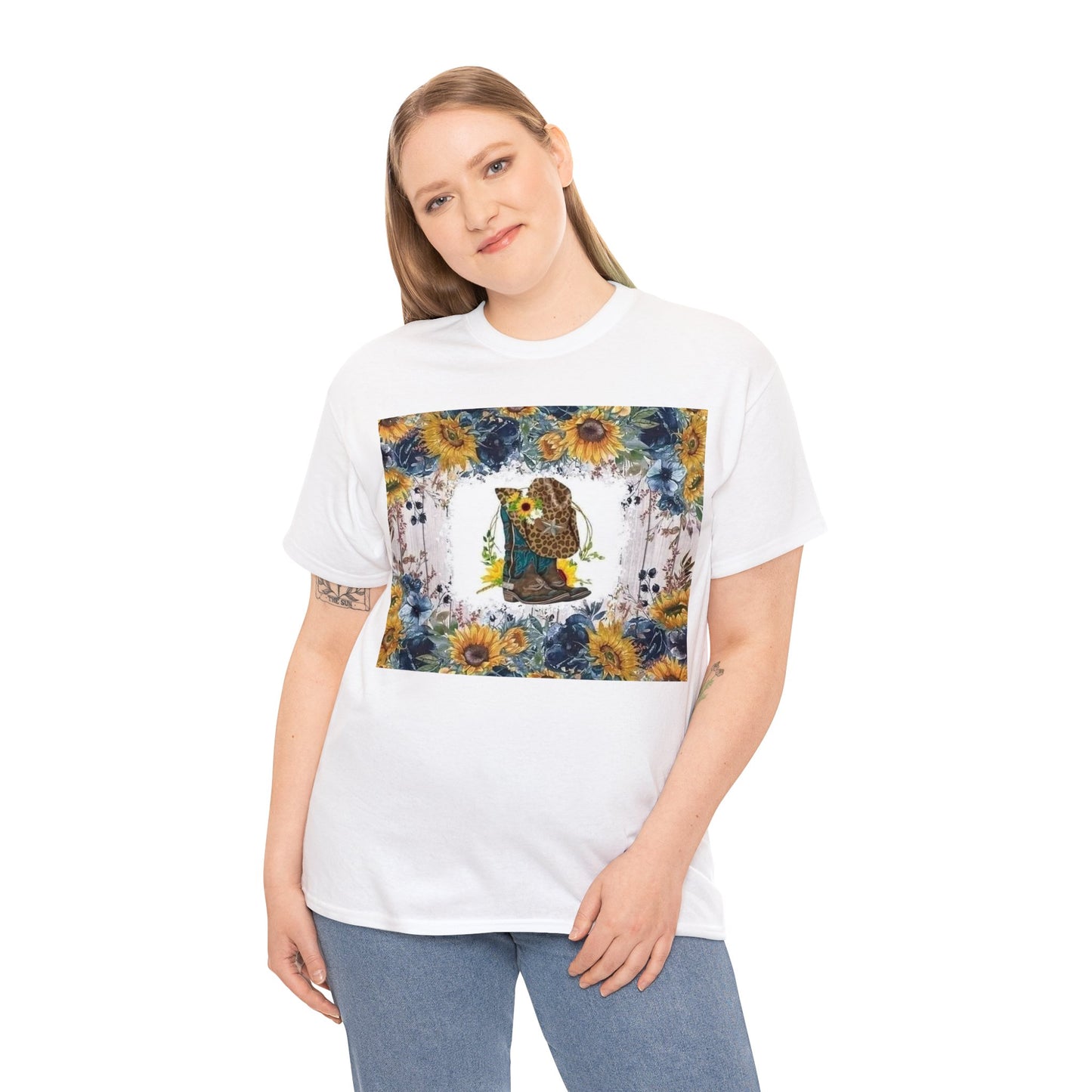 Sunflowers and Cowboy Boots T-Shirt