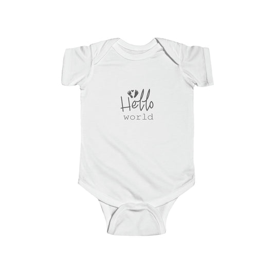 Hello World Infant Onesie