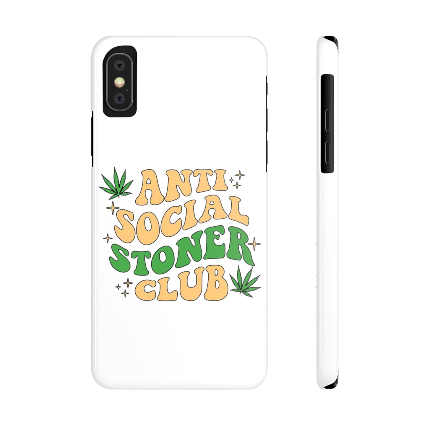 Anti-Social Stoners Club Slim Phone Case