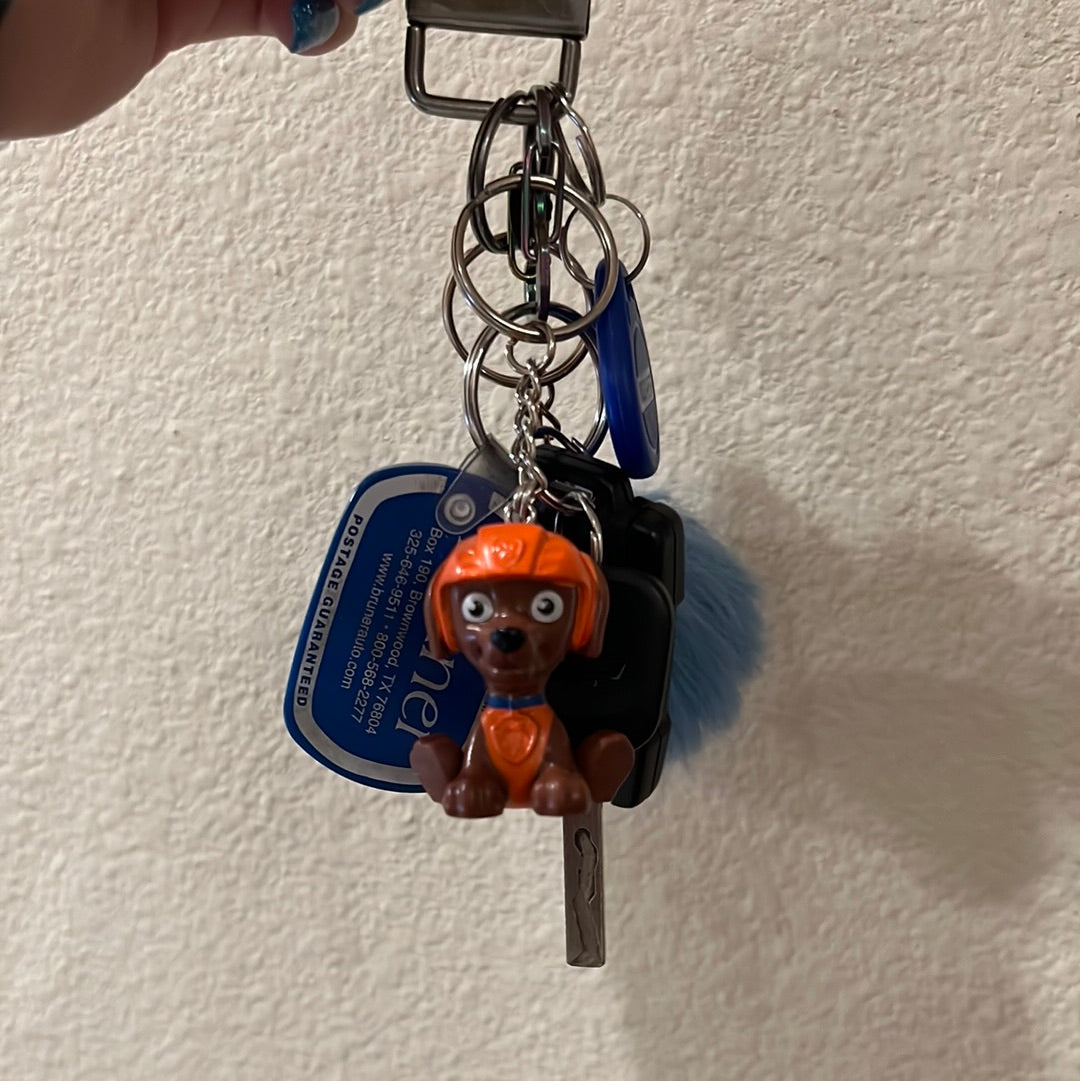 Recycled Toy Keychains/Backpack Pull