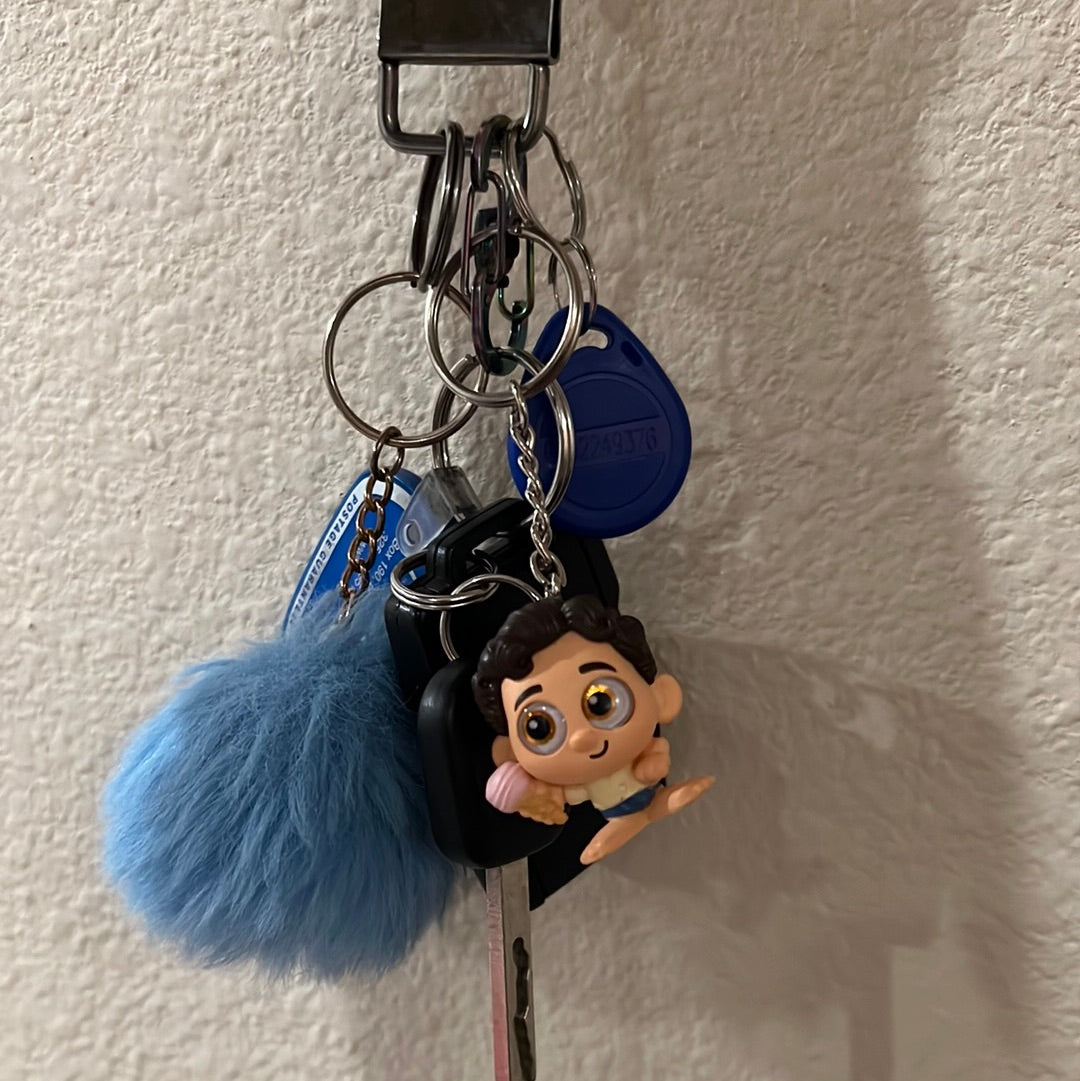 Recycled Toy Keychains/Backpack Pull