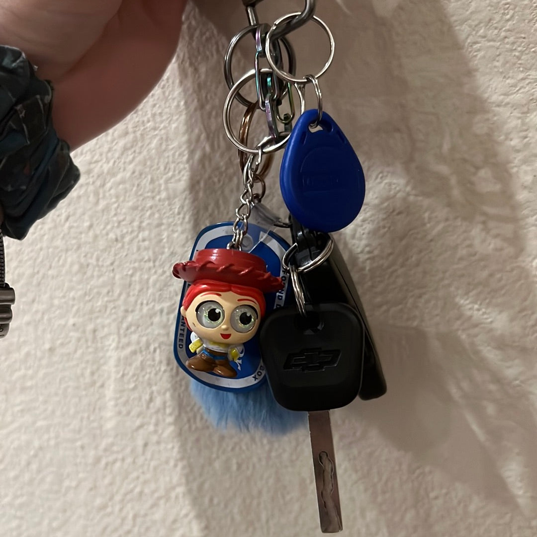 Recycled Toy Keychains/Backpack Pull