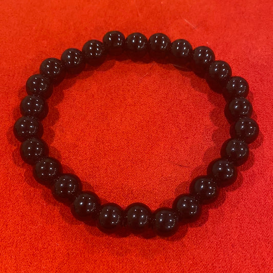 Black Onyx 8mm Bead Bracelet