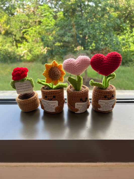 Crochet Emotional Support Flower