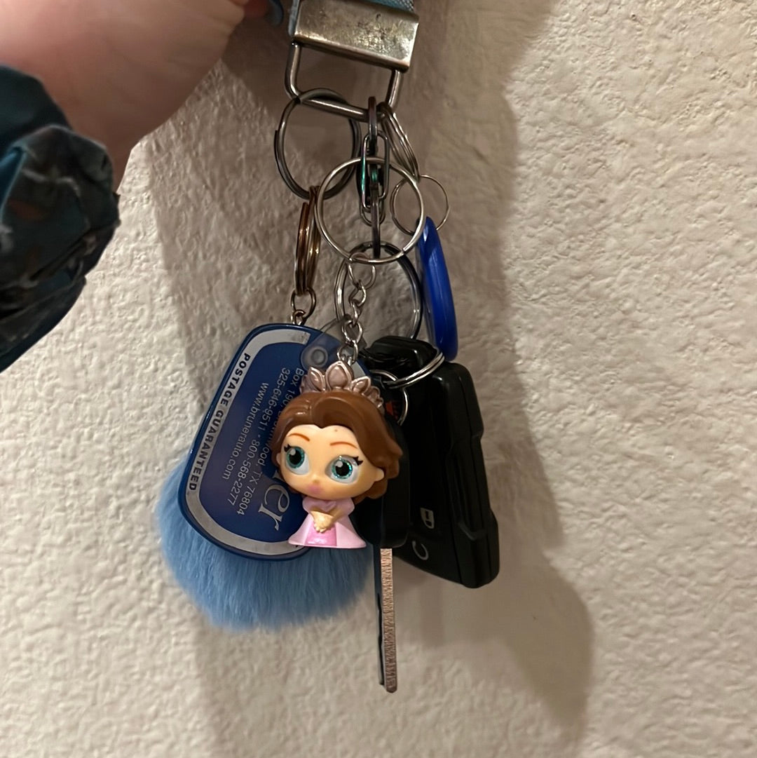 Recycled Toy Keychains/Backpack Pull