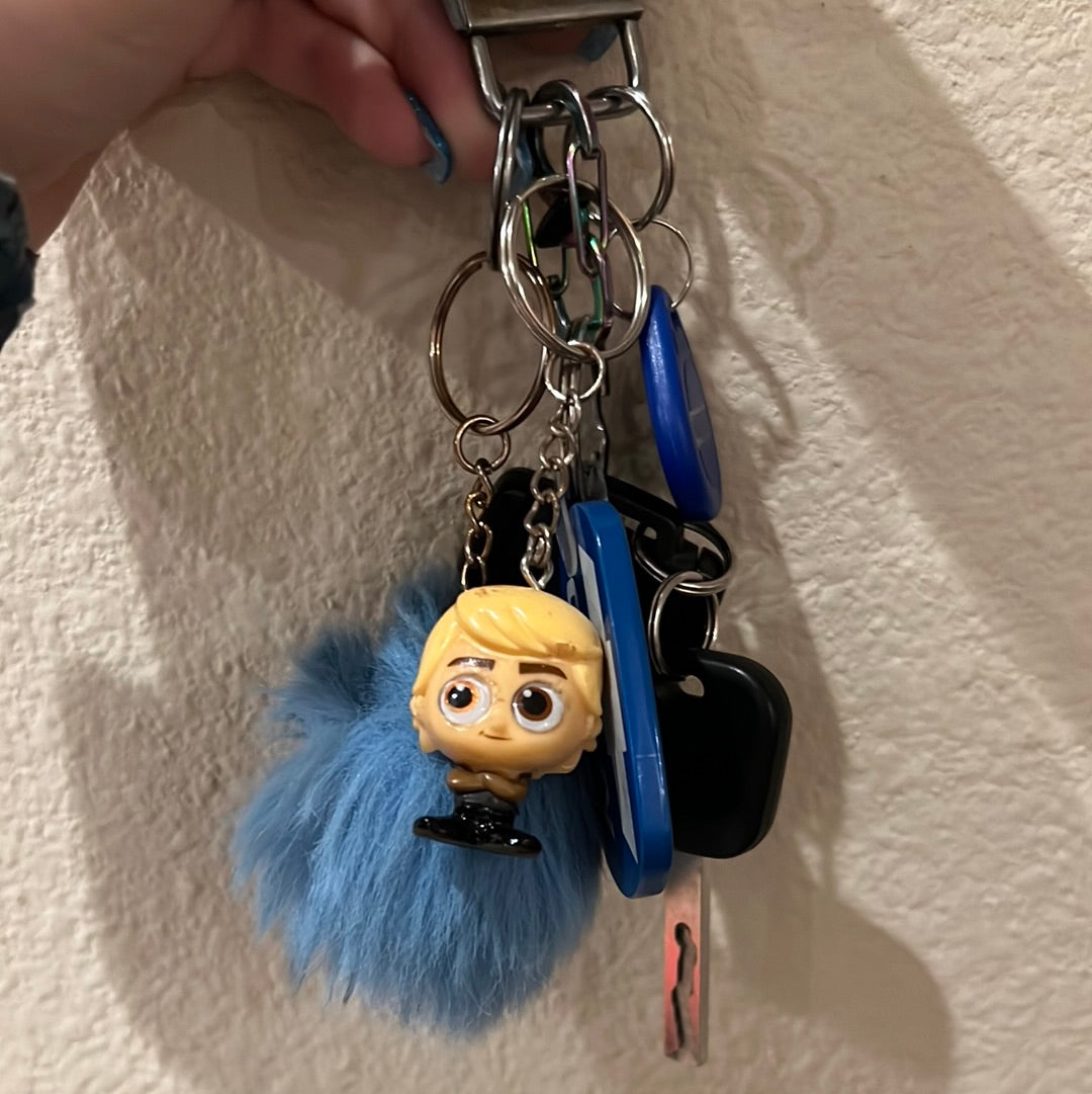 Recycled Toy Keychains/Backpack Pull