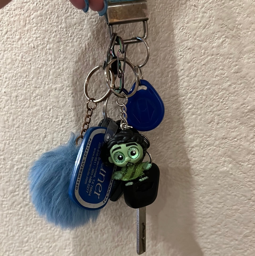 Recycled Toy Keychains/Backpack Pull