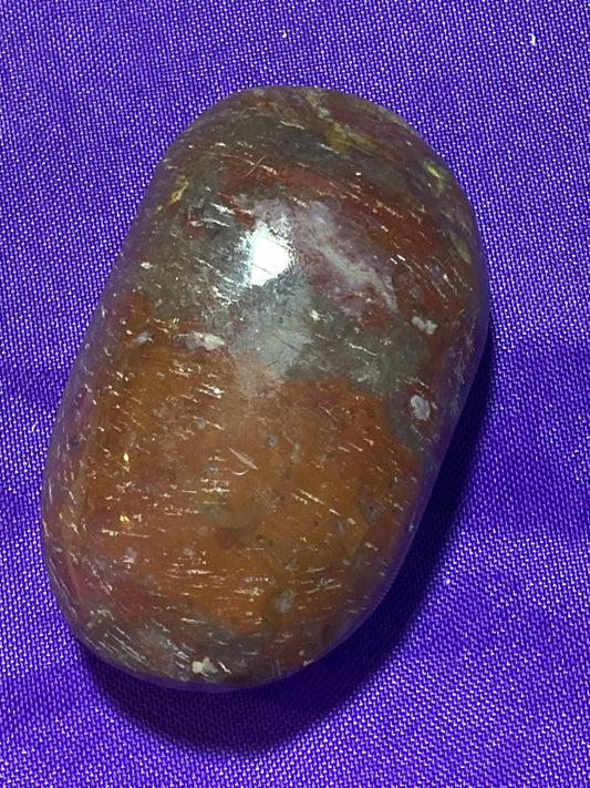 Brecciated Jasper Palm Stone 2.25”