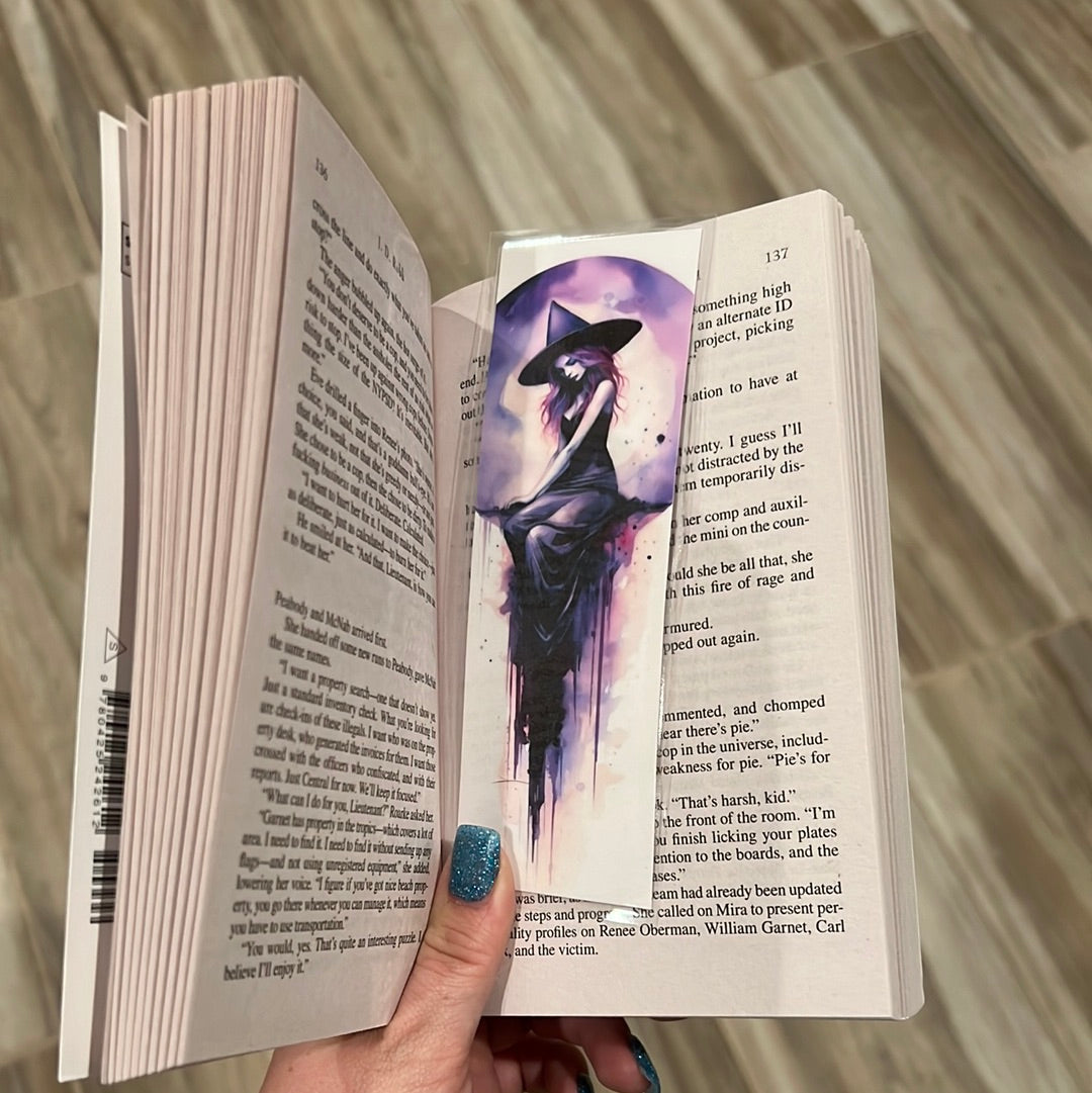 Witchy Themed Laminated Bookmarks