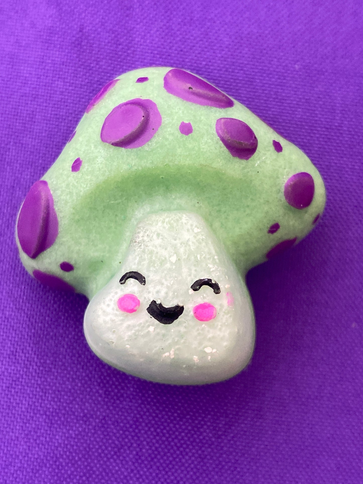 Resin Mushy Mushroom Magnet