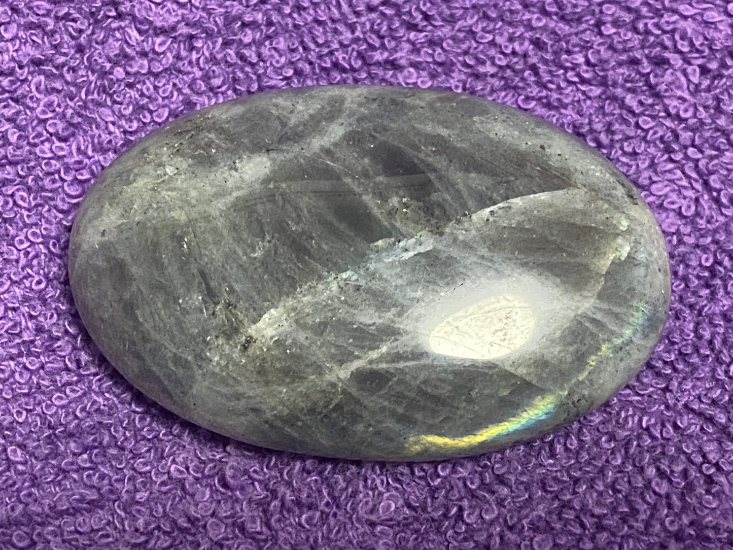 Labradorite Palm Stone 2.73 oz