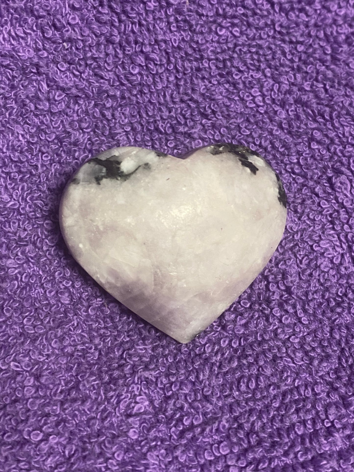 Kunzite Heart