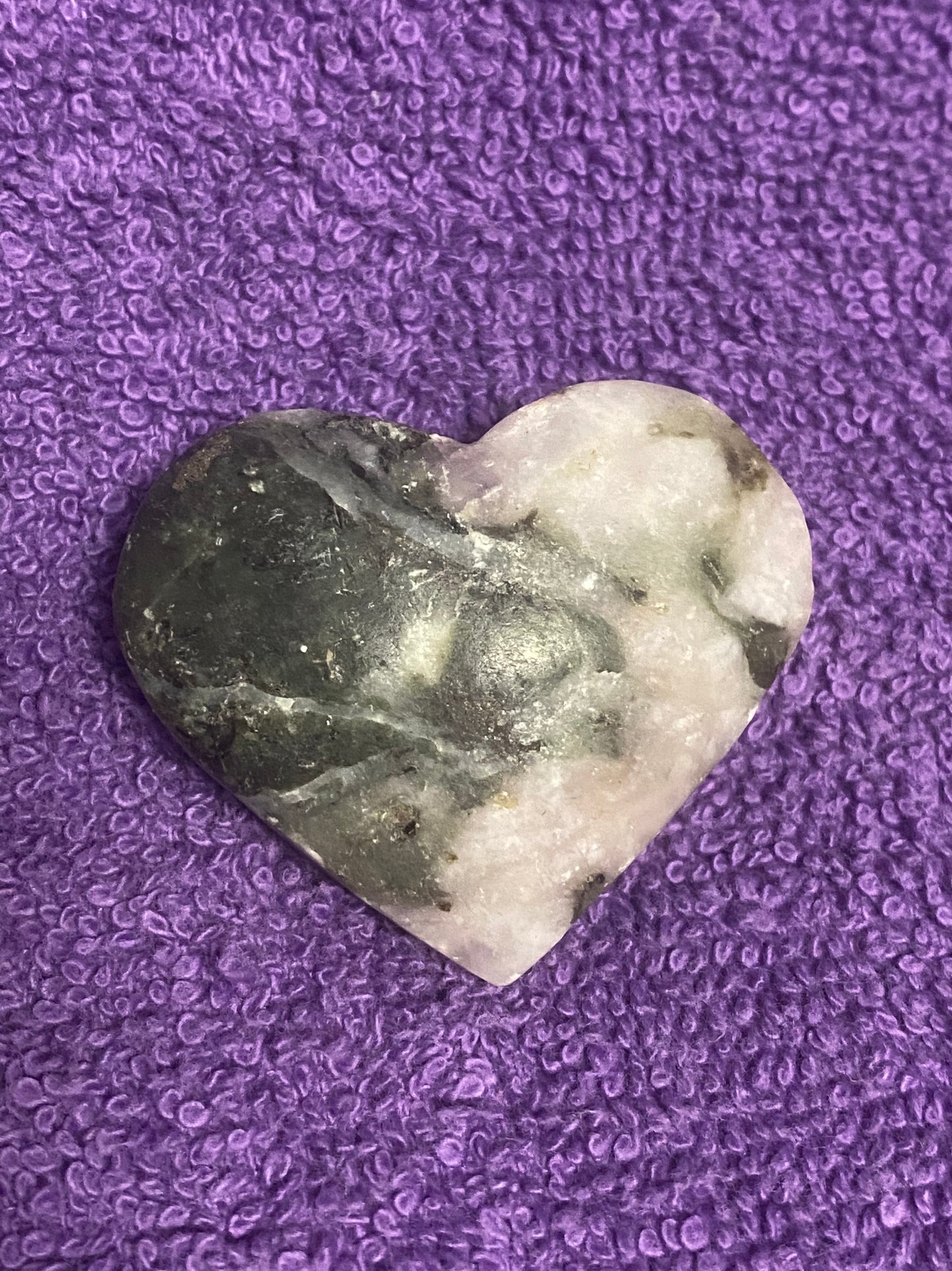 Kunzite Heart