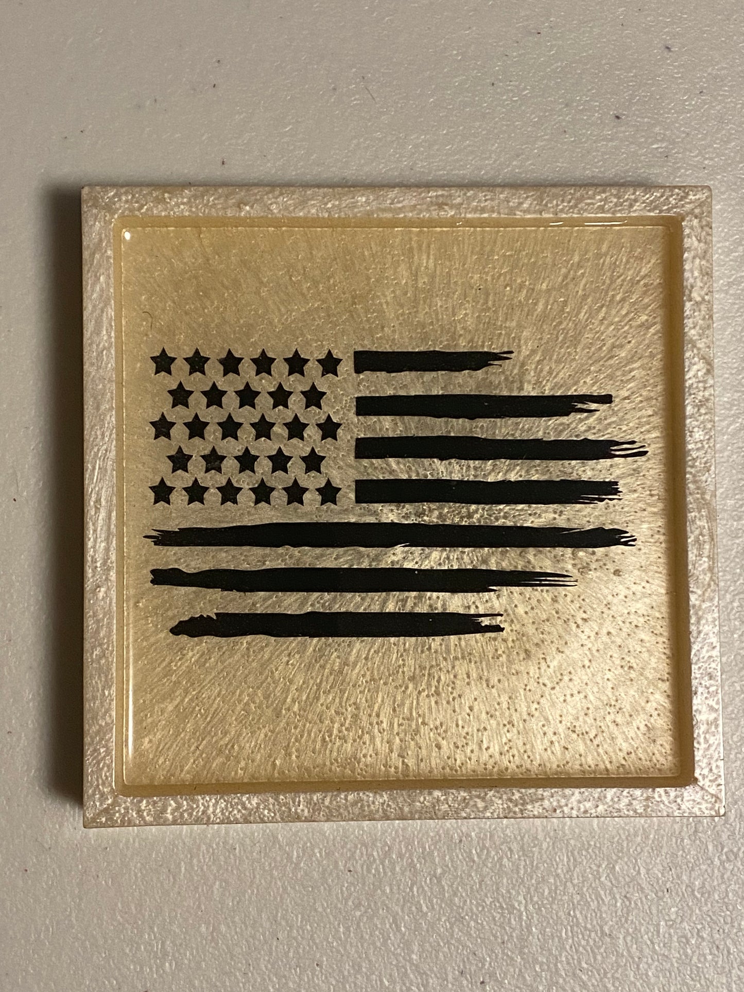 United States Military Decal Resin Coasters - singles or sets of 4