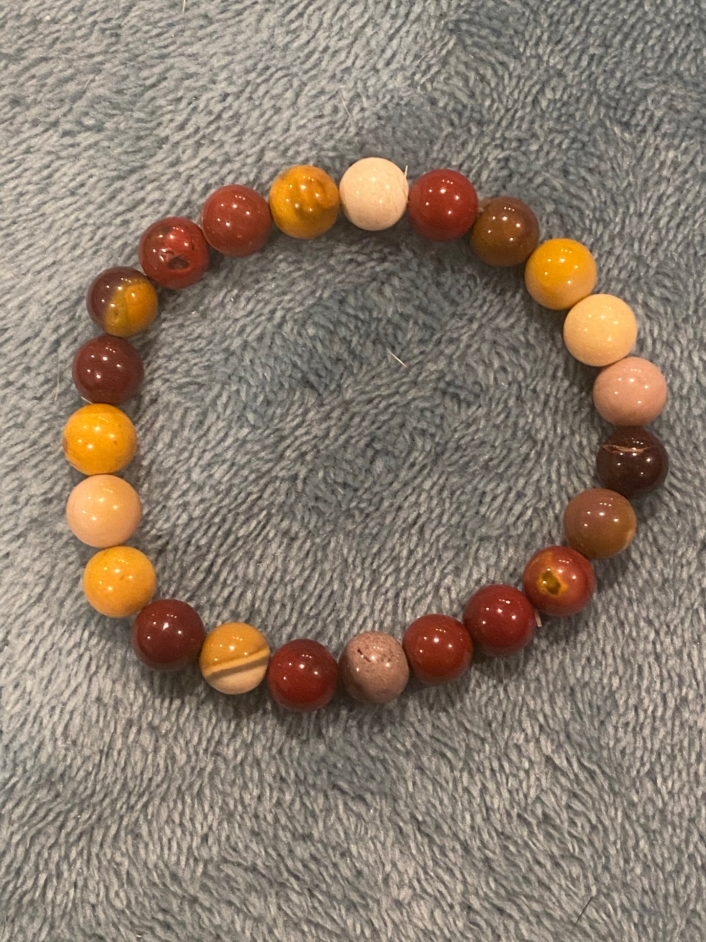 Mookaite 8mm Bead Bracelet