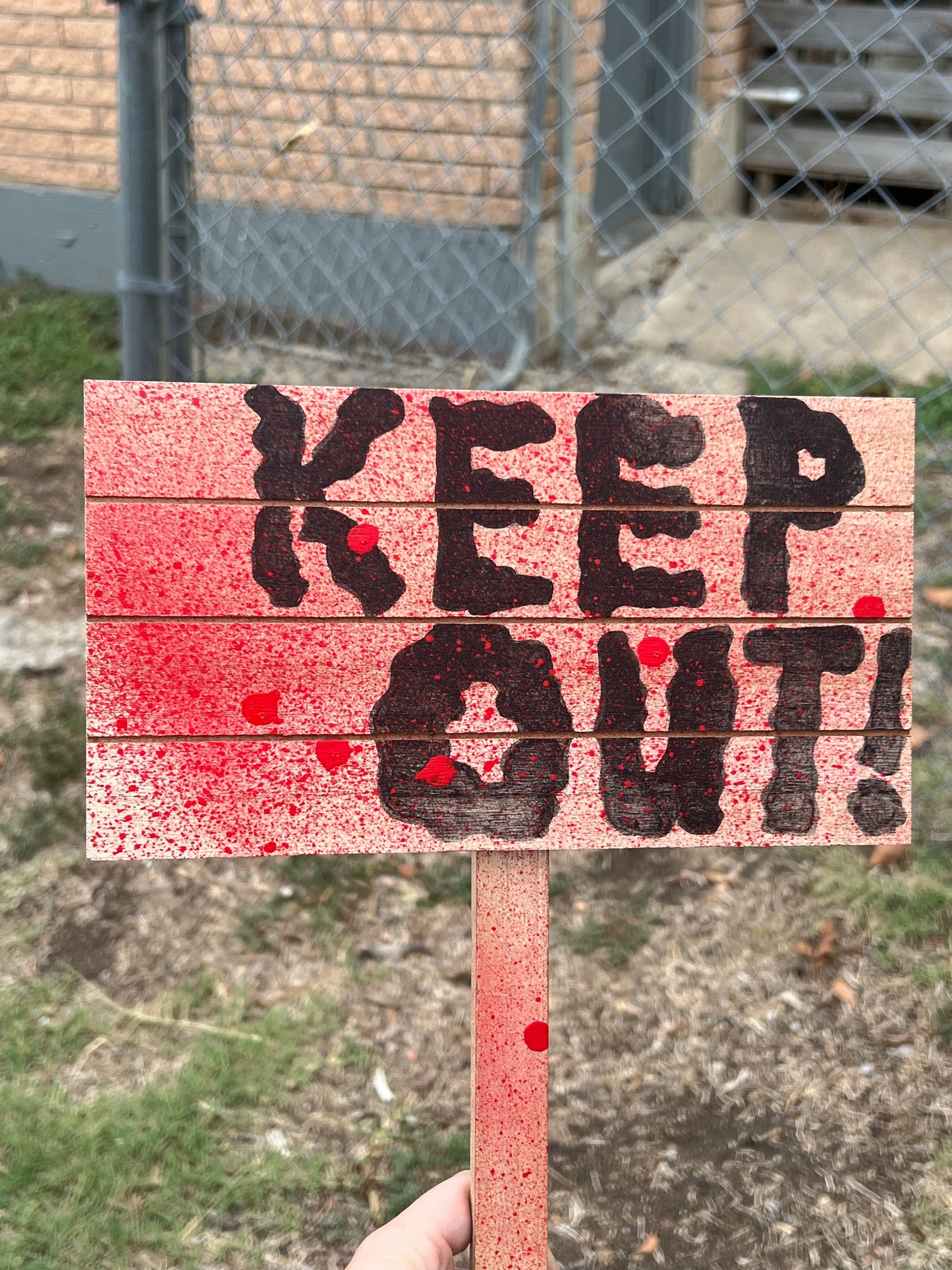 Halloween Blood Splattered Yard Signs
