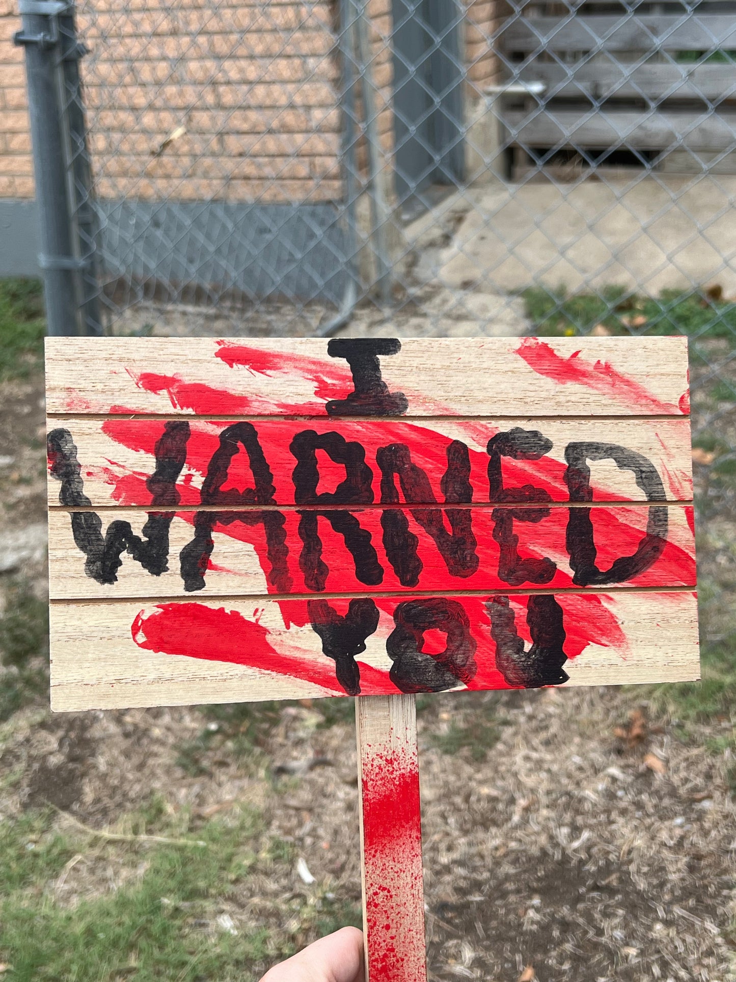 Halloween Blood Splattered Yard Signs