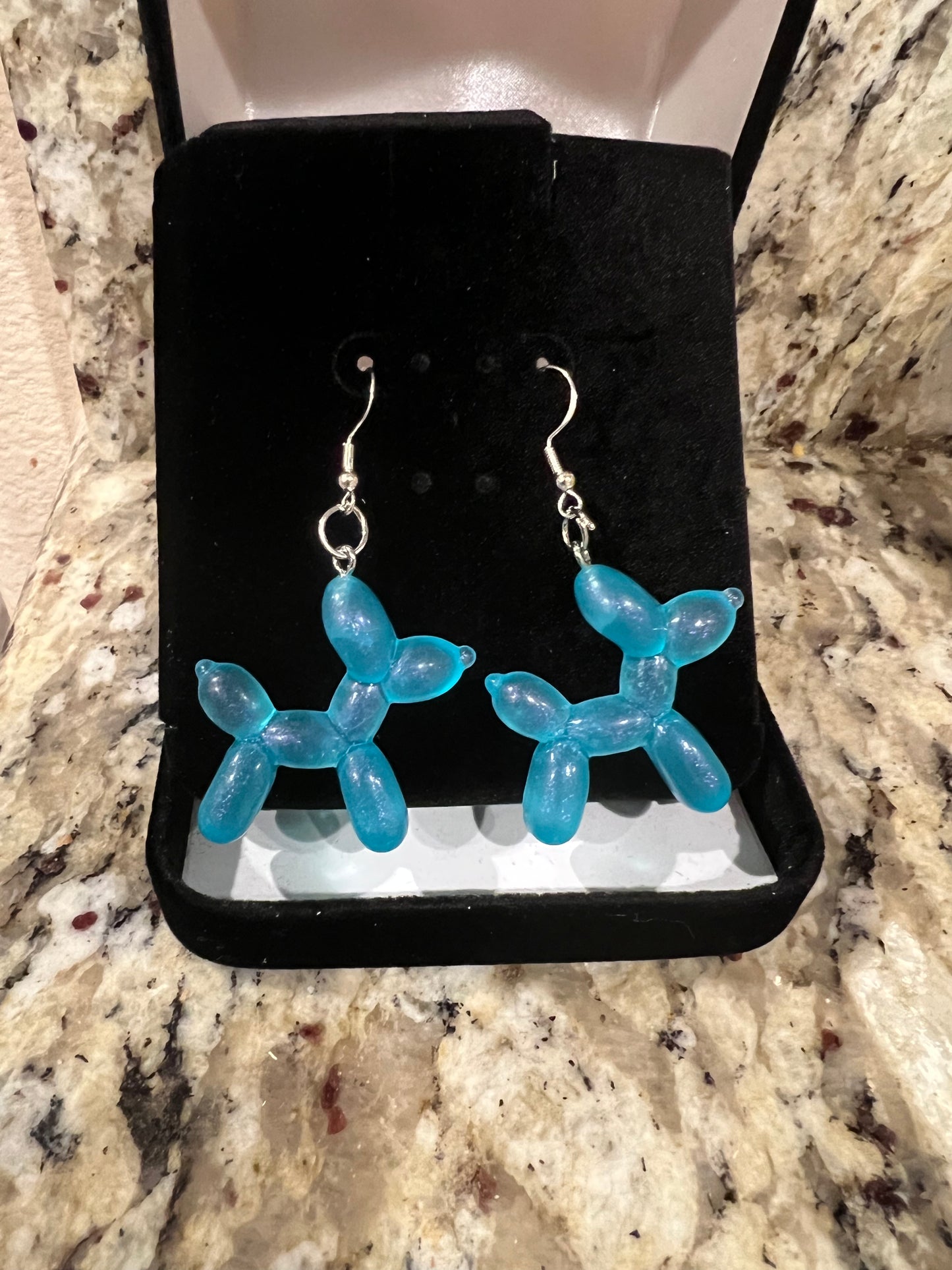 Balloon Dog Sterling Silver Earrings