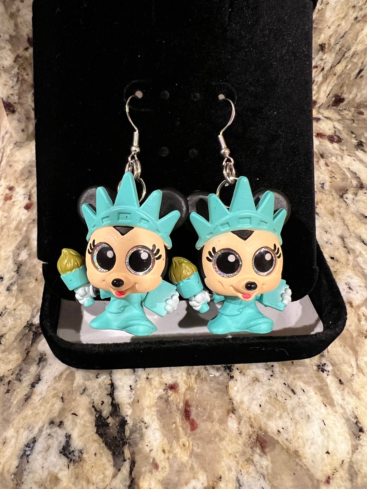 Recycled Toy Earrings