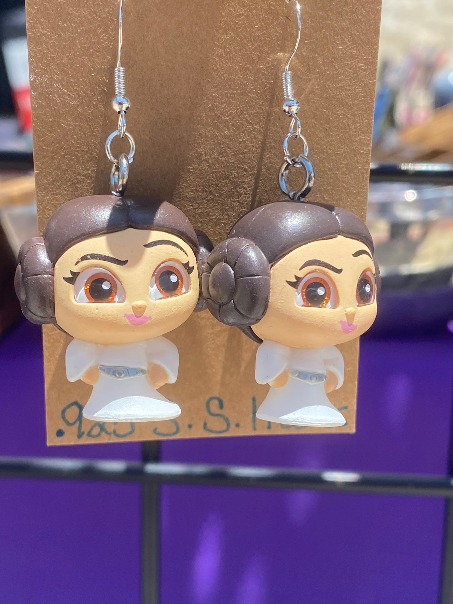 Recycled Toy Earrings