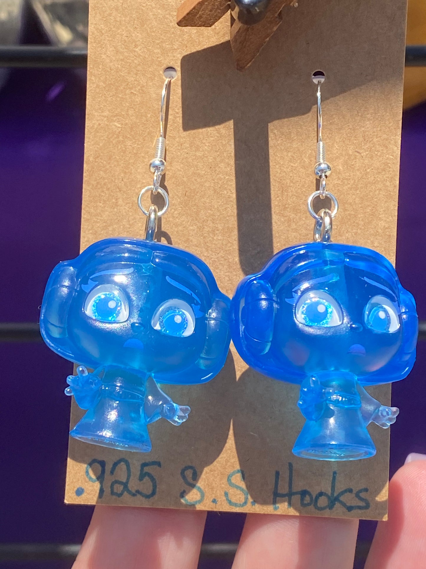 Recycled Toy Earrings