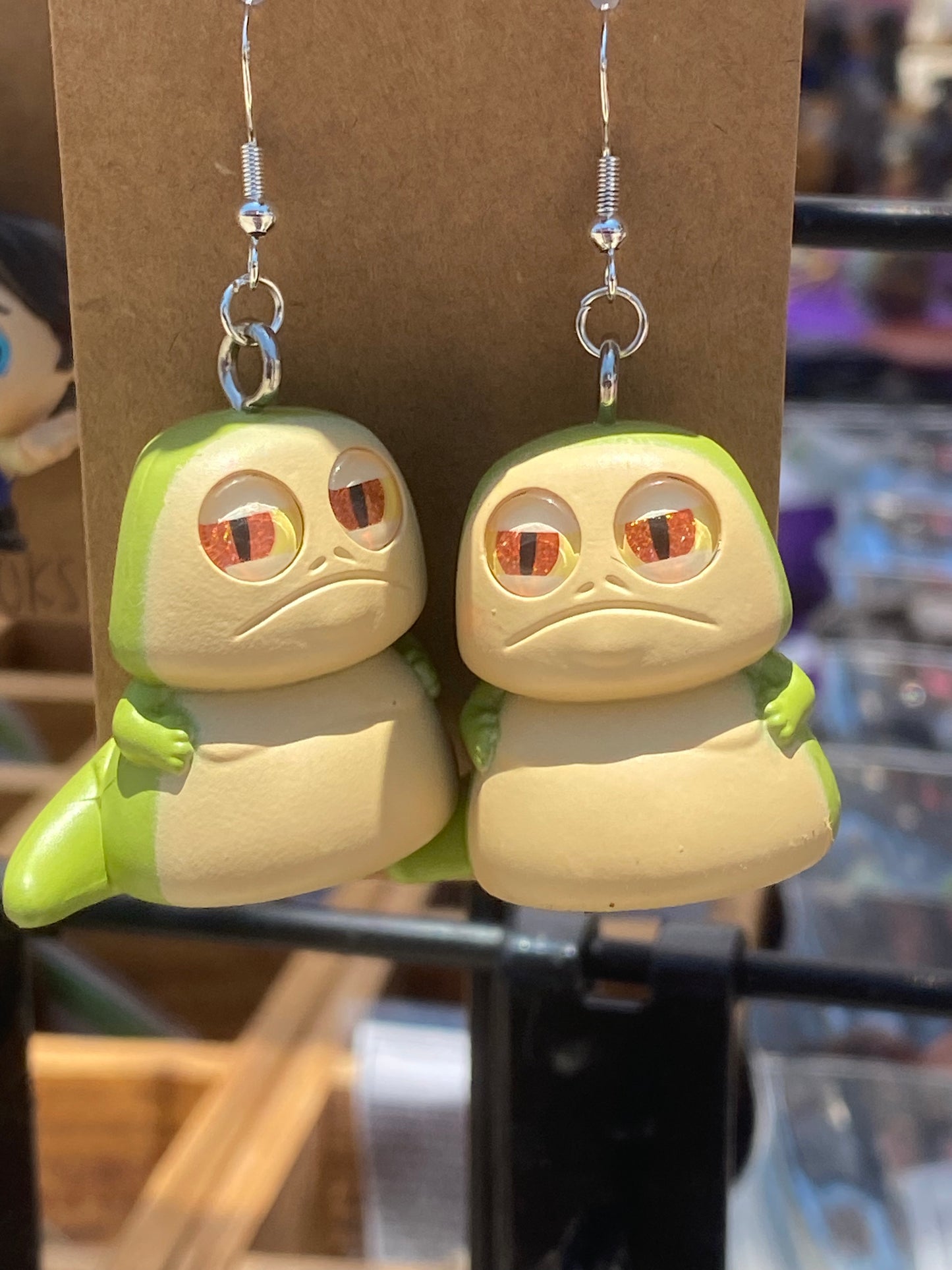 Recycled Toy Earrings