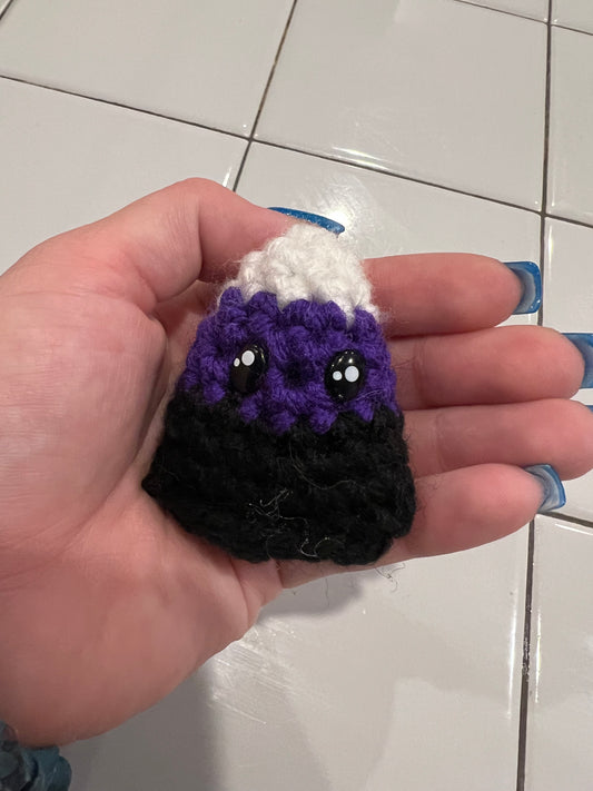 Blackberry Cobbler Candy Corn Crochet Plushie