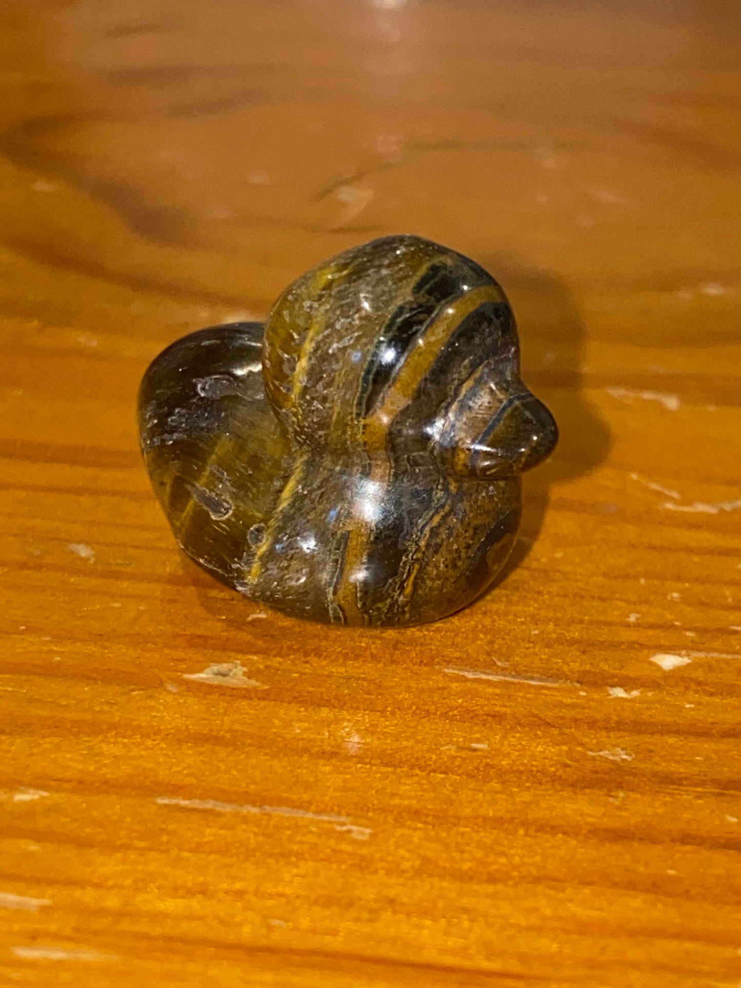 Mini Genuine Gemstone Duck Carvings