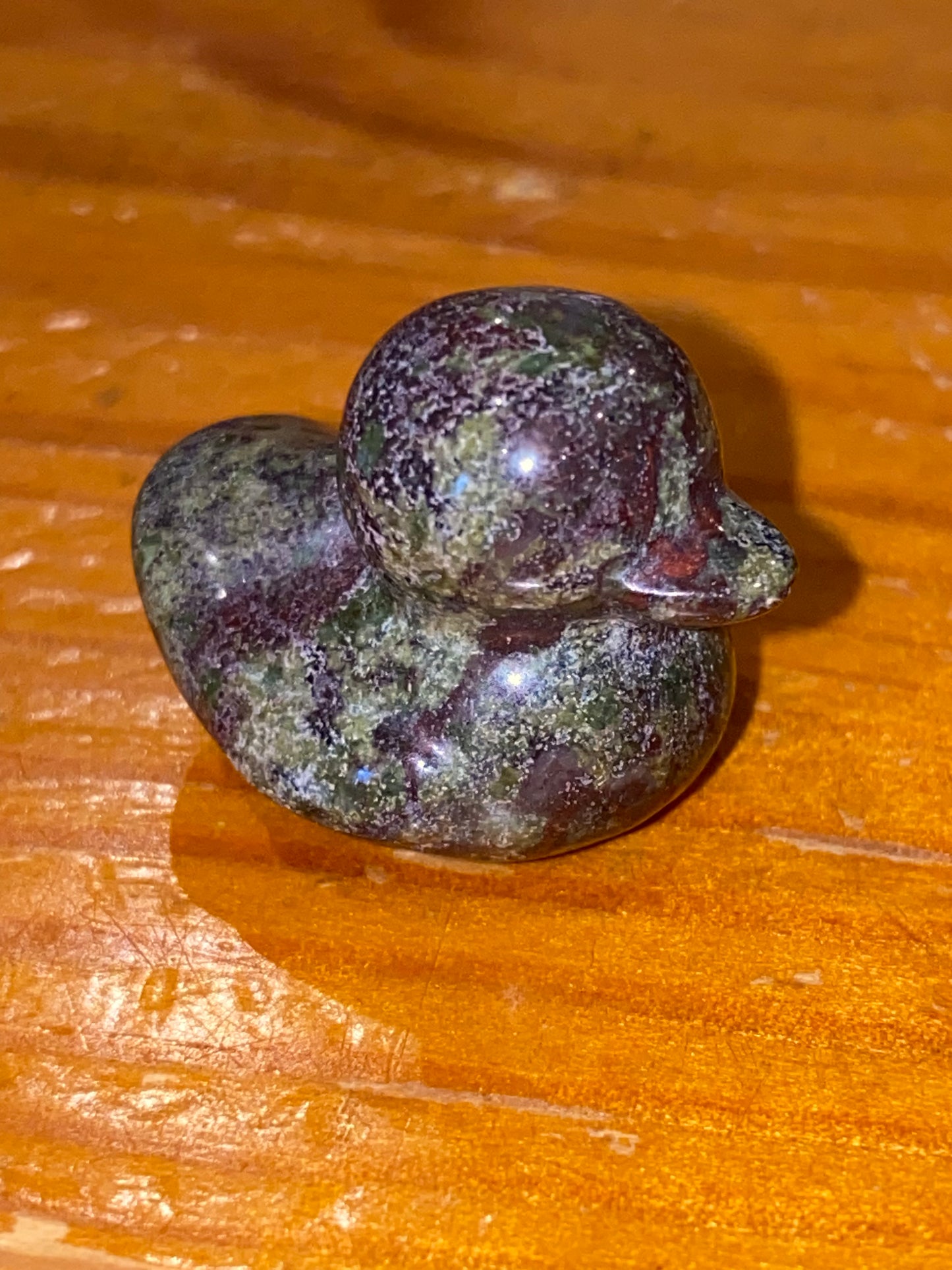 Mini Genuine Gemstone Duck Carvings