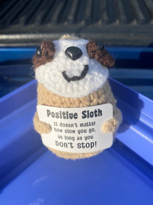 Crochet Positive Sloth