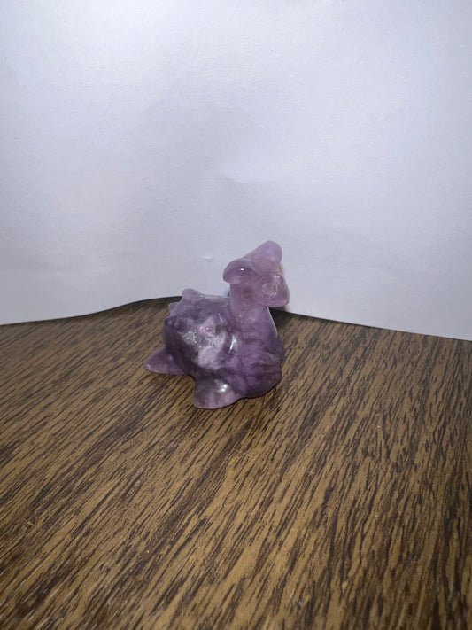 Amethyst Lapras Carving