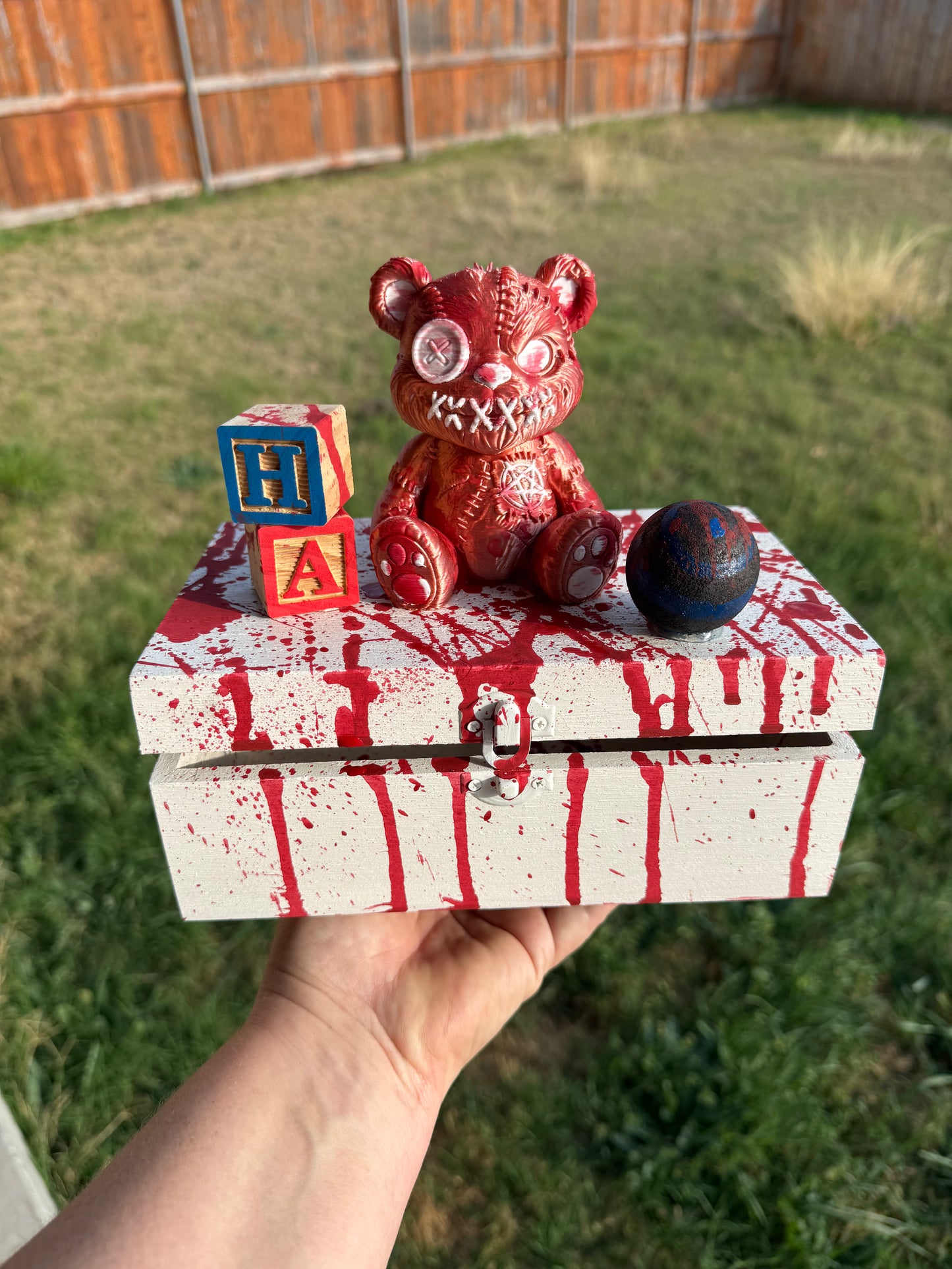 Horror Jewelry Box - handmade