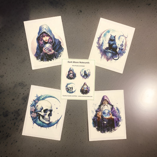 Dark Moon Notecard Set