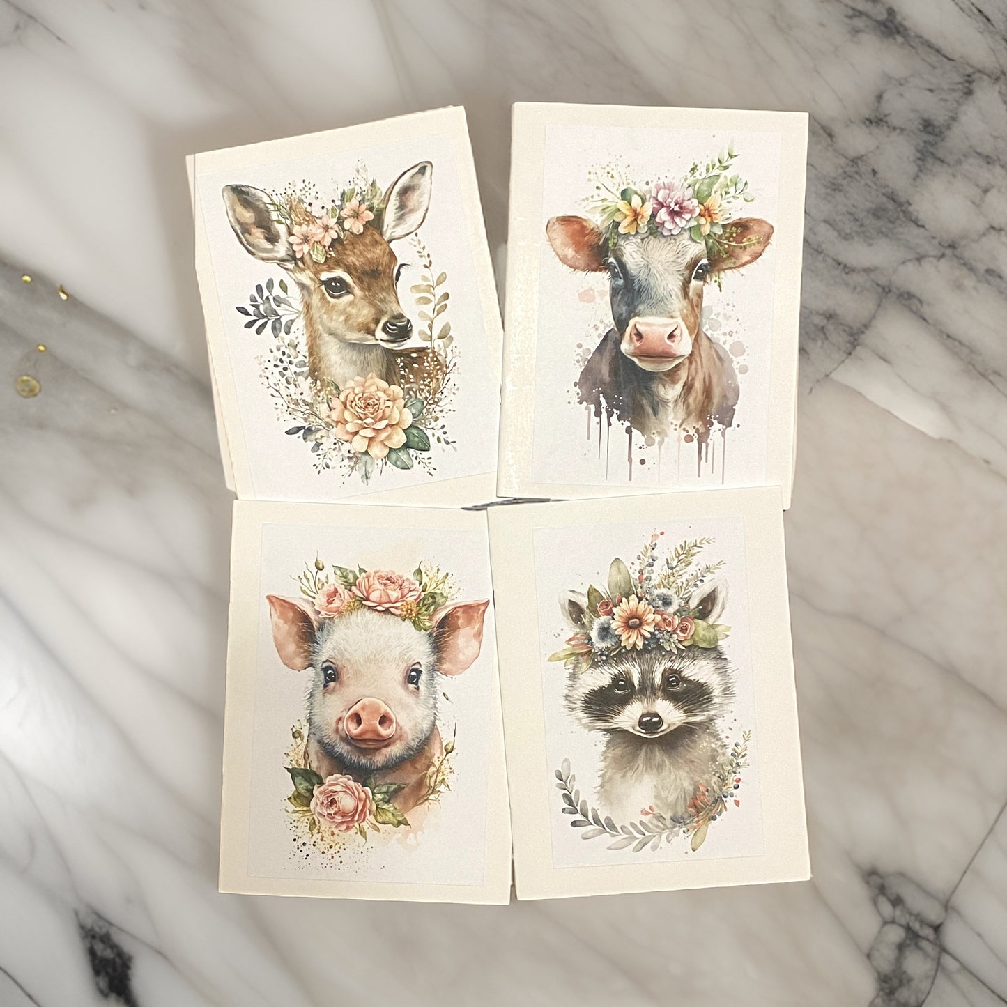 Baby Farm Animals Notecard Sets