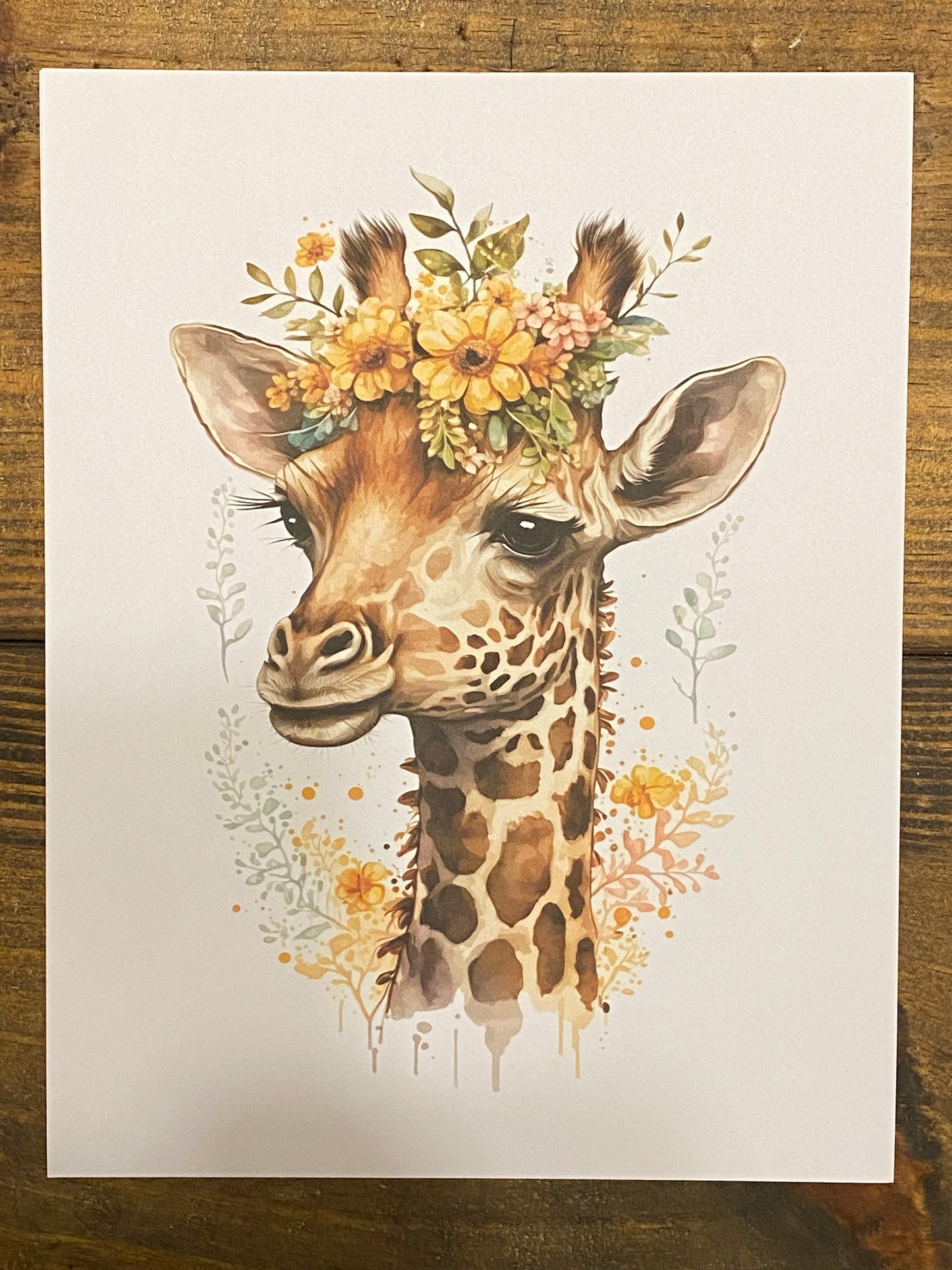 Baby Animals Watercolor Unframed Prints